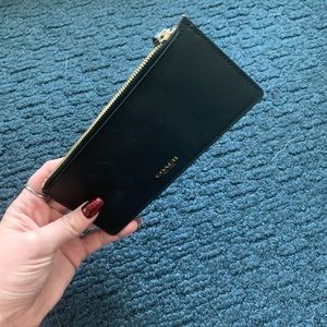 Coach make up brush case